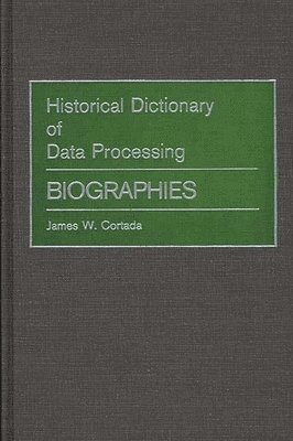 bokomslag Historical Dictionary of Data Processing