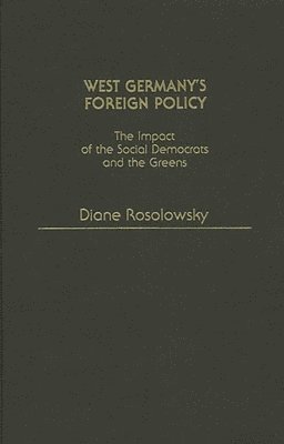 West Germany's Foreign Policy 1