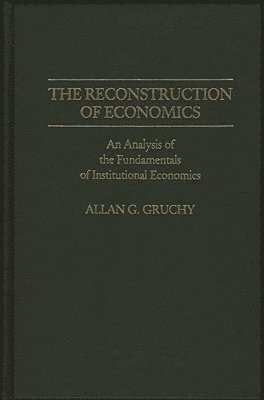 bokomslag Reconstruction of Economics