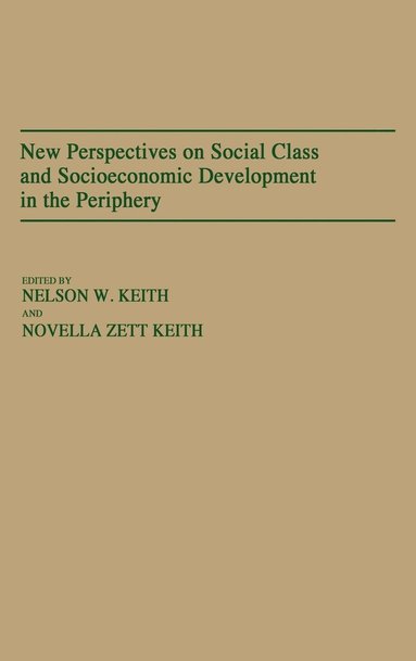 bokomslag New Perspectives on Social Class and Socioeconomic Development in the Periphery
