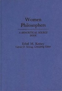 bokomslag Women Philosophers