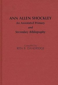 bokomslag Ann Allen Shockley