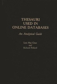 bokomslag Thesauri Used in Online Databases