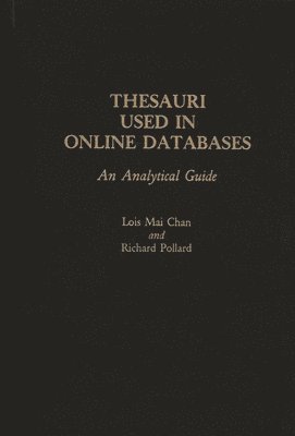 bokomslag Thesauri Used in Online Databases