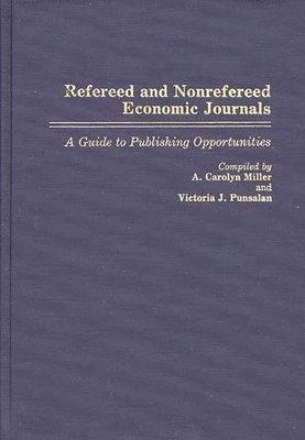Refereed and Nonrefereed Economic Journals 1