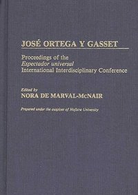 bokomslag Jose Ortega y Gasset