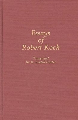 Essays of Robert Koch 1
