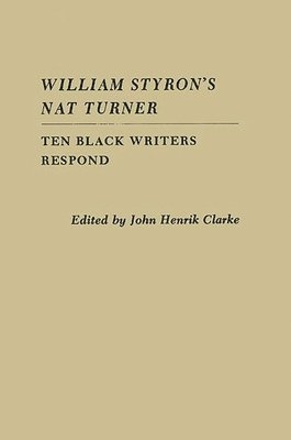 bokomslag William Styron's Nat Turner