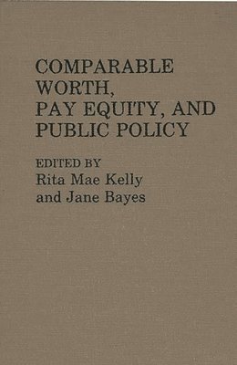 bokomslag Comparable Worth, Pay Equity, and Public Policy
