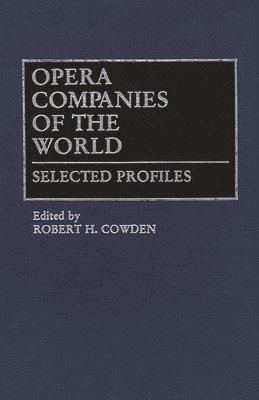 Opera Companies of the World 1