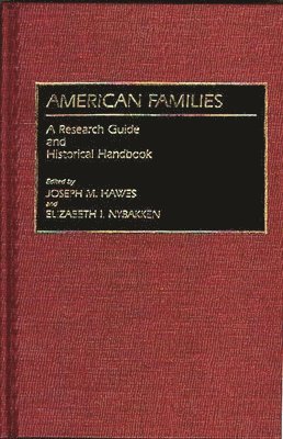 bokomslag American Families