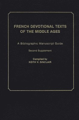 French Devotional Texts of the Middle Ages 1