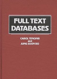 bokomslag Full Text Databases