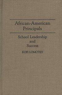 bokomslag African-American Principals