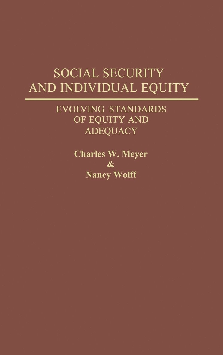 Social Security and Individual Equity 1