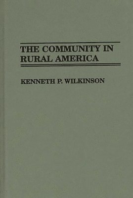 The Community in Rural America 1