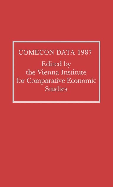 bokomslag Comecon Data 1987