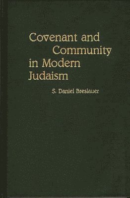 bokomslag Covenant and Community in Modern Judaism