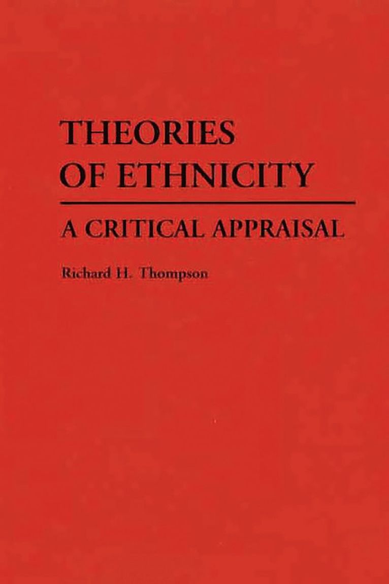 Theories of Ethnicity 1