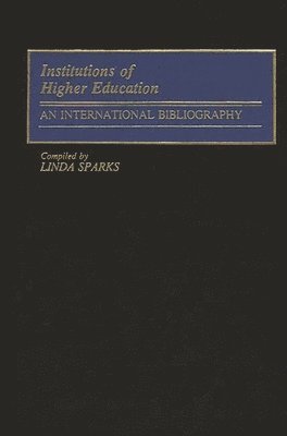 bokomslag Institutions of Higher Education