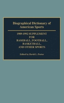 bokomslag Biographical Dictionary of American Sports