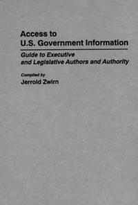 bokomslag Access to U.S. Government Information