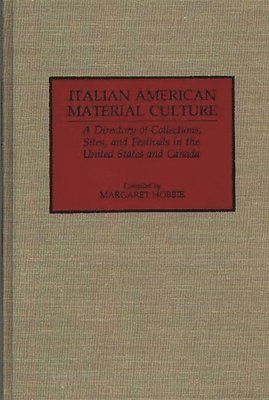 bokomslag Italian American Material Culture