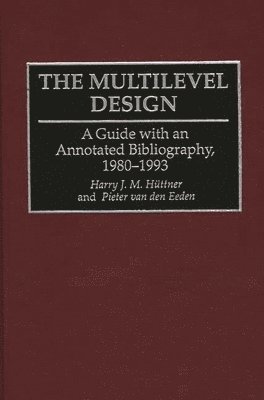 bokomslag The Multilevel Design