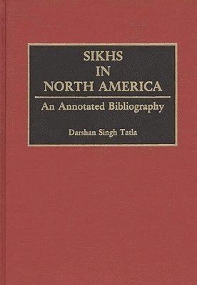 bokomslag Sikhs in North America