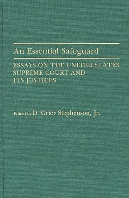 Donald Grier Stephenson, Jr. Stephenson, Donald Grier, Donald Stephenson, D. Grier Stephenson - Essential Safeguard, Inbunden