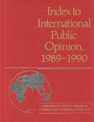 bokomslag Index to International Public Opinion, 1989-1990