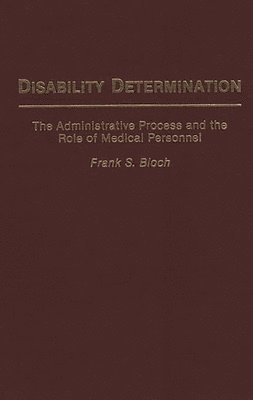 bokomslag Disability Determination