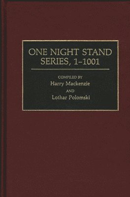 bokomslag One Night Stand Series, 1-1001