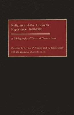 Religion and the American Experience, 1620-1900 1