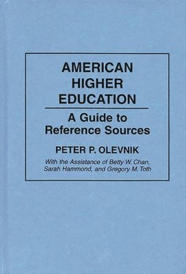 bokomslag American Higher Education