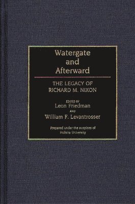 bokomslag Watergate and Afterward