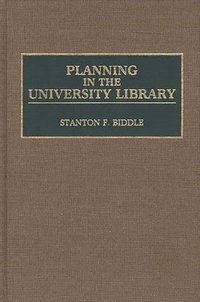 bokomslag Planning in the University Library