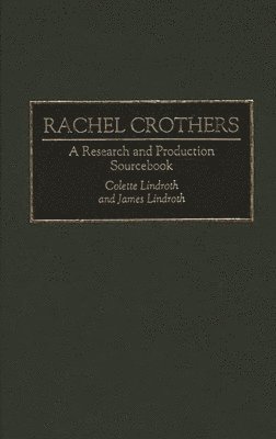 bokomslag Rachel Crothers
