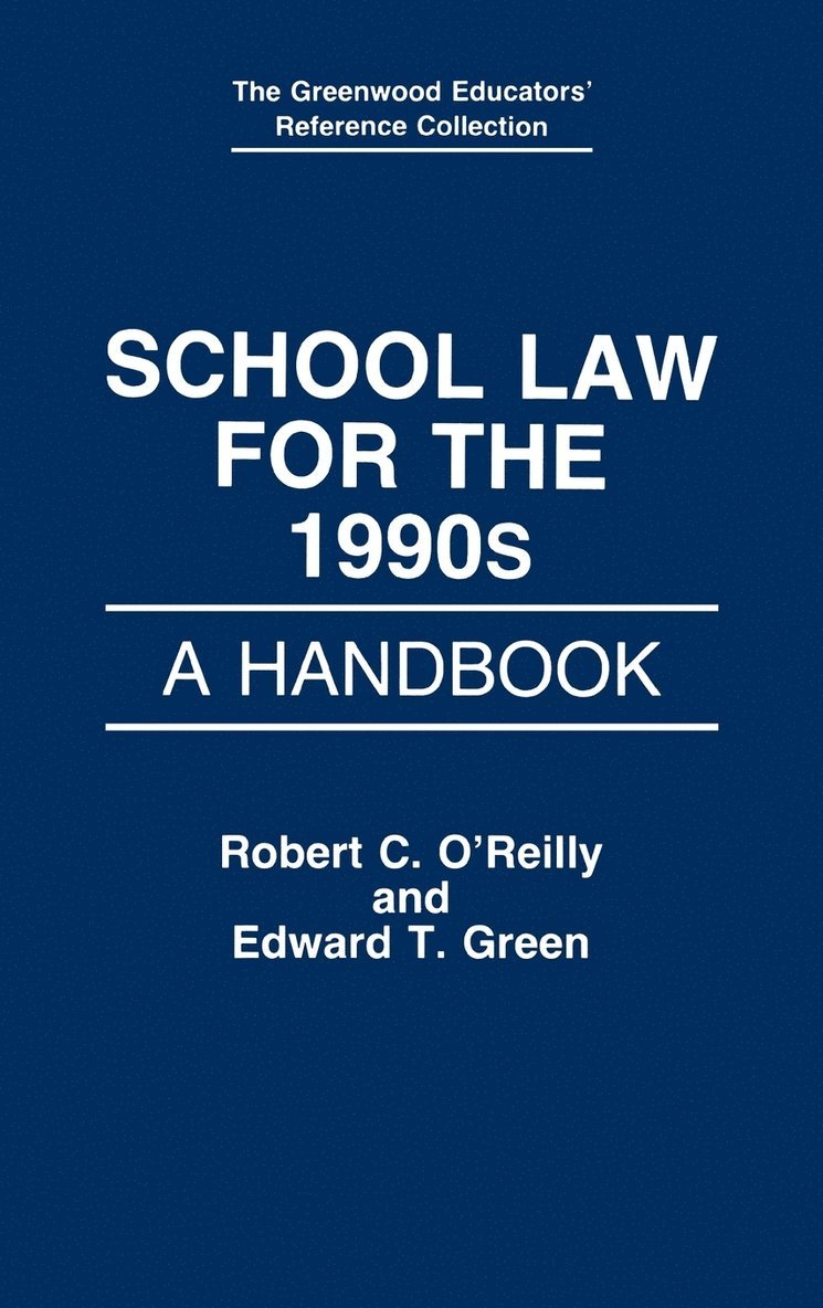 School Law for the 1990s 1