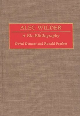 bokomslag Alec Wilder