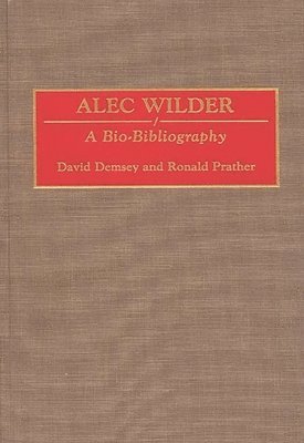 David Demsey, Ronald Prather - Alec Wilder, Inbunden