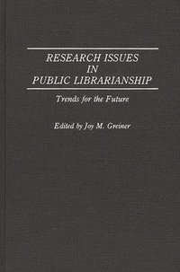 bokomslag Research Issues in Public Librarianship