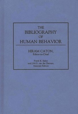 Bibliography of Human Behavior