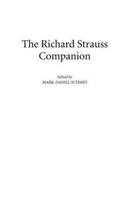 bokomslag Richard Strauss Companion