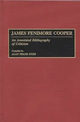 Alan Dyer - James Fenimore Cooper, Inbunden