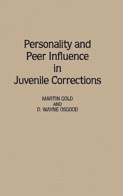 Martin Gold, D. Wayne Osgood - Personality and Peer Influence in Juvenile Corrections, Inbunden