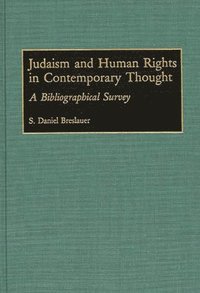 bokomslag Judaism and Human Rights in Contemporary Thought