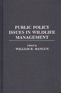 bokomslag Public Policy Issues in Wildlife Management