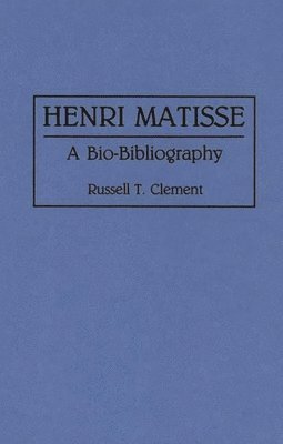 bokomslag Henri Matisse