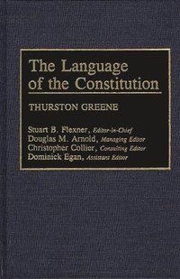 bokomslag The Language of the Constitution